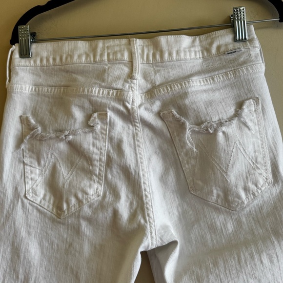 MOTHER Superior The Dutchie Ankle Jaws Jeans Almost Innocent Size 27 - Picture 6 of 12